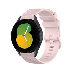 Strap-it Samsung Galaxy Watch 5 - 40mm luxe siliconen bandje (roze)