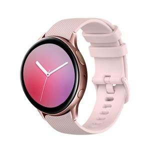 Strap-it Samsung galaxy watch Active Luxe Siliconen bandje (roze)