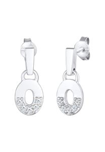 Elli DIAMONDS, Ohrringe Diamant Ohrhänger (0.15 Ct.) 925 Silber in silber, Schmuck für Damen