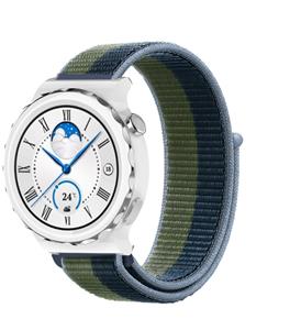 Strap-it Huawei Watch GT 3 Pro 43mm nylon band (moss green)