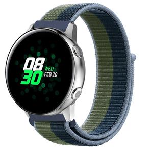 Strap-it Samsung Galaxy Watch Active nylon band (moss green)
