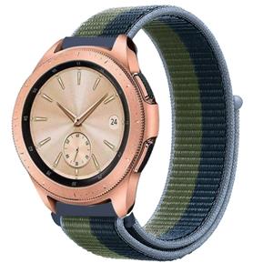 Strap-it Samsung Galaxy Watch 42mm nylon band (moss green)