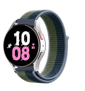 Strap-it Samsung Galaxy Watch 5 - 44mm nylon band (moss green)