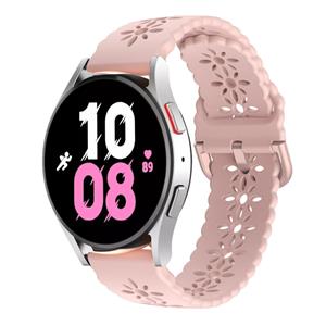 Strap-it Samsung Galaxy Watch 5 44mm siliconen bandje met patroon (roze)