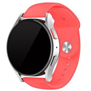 Strap-it Amazfit GTR 3 Pro lichtgevend siliconen bandje (rood)