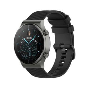 Strap-it Huawei Watch GT 2 Pro luxe siliconen bandje (zwart)