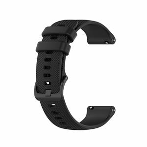 Strap-it siliconen horlogeband 18mm universeel (zwart)