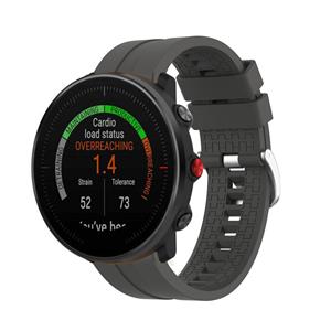 Strap-it Polar Vantage M extreme silicone band (donkergrijs)