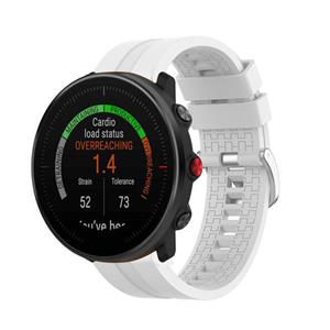 Strap-it Polar Vantage M extreme silicone band (wit)