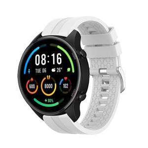 Strap-it Xiaomi Mi Watch extreme silicone band (wit)