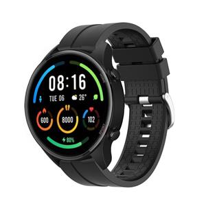 Strap-it Xiaomi Mi Watch extreme silicone band (zwart)