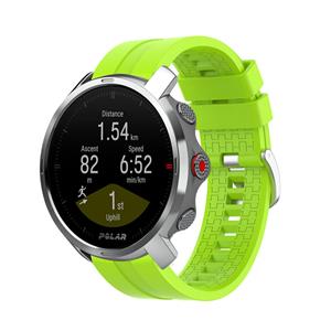 Strap-it Polar Grit X extreme silicone band (lime)