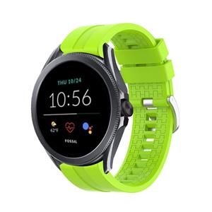 Strap-it Fossil Gen 5e 44mm extreme silicone band (lime)