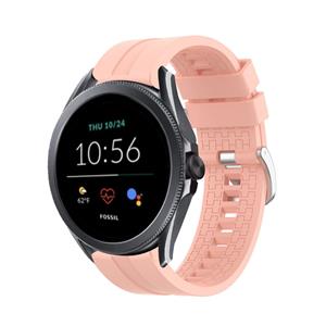 Strap-it Fossil Gen 5e 44mm extreme silicone band (roze)