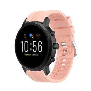 Strap-it Fossil Gen 5 extreme silicone band (roze)