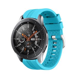 Strap-it Samsung Galaxy Watch 46mm extreme silicone band (lichtblauw)