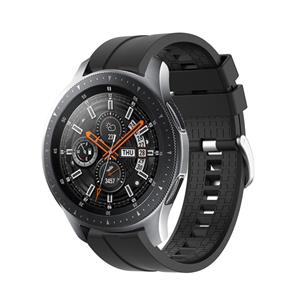 Strap-it Samsung Galaxy Watch 46mm extreme silicone band (zwart)