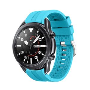 Strap-it Samsung Galaxy Watch 3 45mm extreme silicone band (lichtblauw)