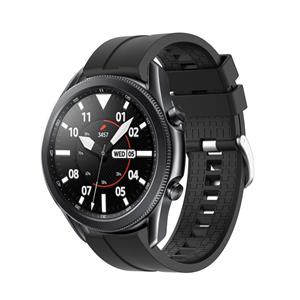 Strap-it Samsung Galaxy Watch 3 45mm extreme silicone band (zwart)