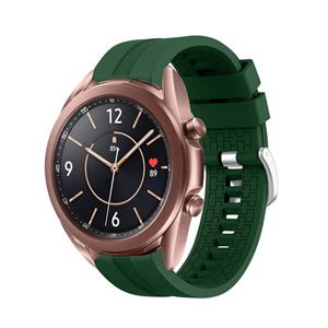 Strap-it Samsung Galaxy Watch 3 41mm extreme silicone band (legergroen)