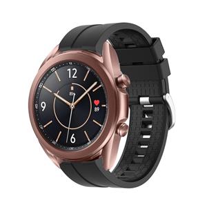 Strap-it Samsung Galaxy Watch 3 41mm extreme silicone band (zwart)