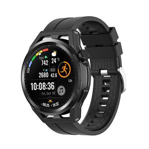 Strap-it Huawei Watch GT Runner extreme silicone band (zwart)
