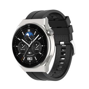 Strap-it Huawei Watch GT 3 Pro 46mm extreme silicone band (zwart)