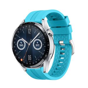 Strap-it Huawei Watch GT 3 46mm extreme silicone band (lichtblauw)