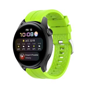 Strap-it Huawei Watch 3 (Pro) extreme silicone band (lime)