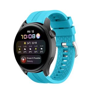 Strap-it Huawei Watch 3 (Pro) extreme silicone band (lichtblauw)