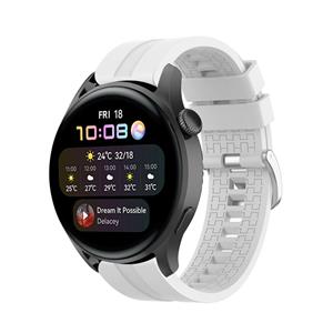 Strap-it Huawei Watch 3 (Pro) extreme silicone band (wit)