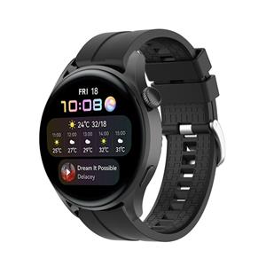 Strap-it Huawei Watch 3 (Pro) extreme silicone band (zwart)