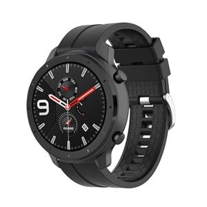 Strap-it Xiaomi Amazfit GTR extreme silicone band (zwart)