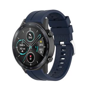Strap-it Honor Magic Watch 2 extreme silicone band (donkerblauw)