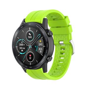 Strap-it Honor Magic Watch 2 extreme silicone band (lime)