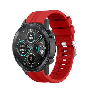 Strap-it Honor Magic Watch 2 extreme silicone band (rood)
