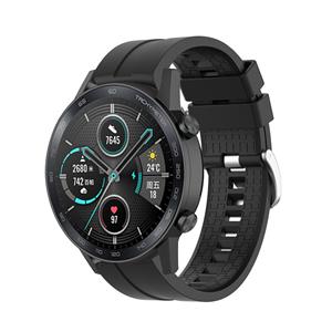 Strap-it Honor Magic Watch 2 extreme silicone band (zwart)