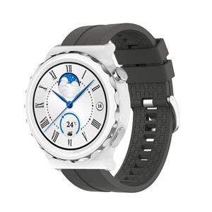 Strap-it Huawei Watch GT 3 Pro 43mm extreme silicone band (donkergrijs)