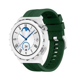 Strap-it Huawei Watch GT 3 Pro 43mm extreme silicone band (legergroen)