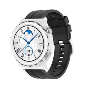 Strap-it Huawei Watch GT 3 Pro 43mm extreme silicone band (zwart)