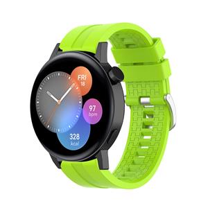 Strap-it Huawei Watch GT 3 42mm extreme silicone band (lime)