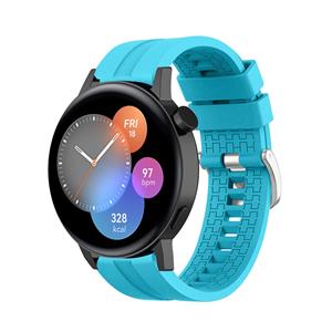 Strap-it Huawei Watch GT 3 42mm extreme silicone band (lichtblauw)