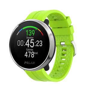 Strap-it Polar Unite extreme silicone band (lime)