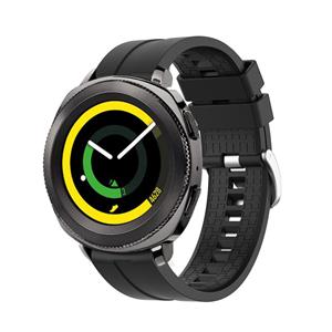 Strap-it Samsung Gear Sport extreme silicone band (zwart)