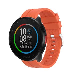 Strap-it Polar Pacer extreme silicone band (oranje)