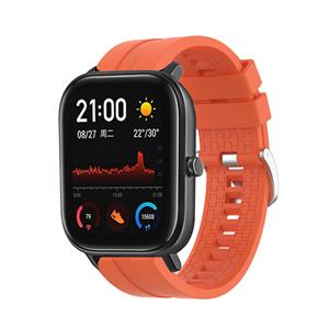 Strap-it Xiaomi Amazfit GTS extreme silicone band (oranje)