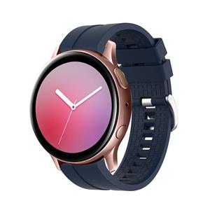 Strap-it Samsung Galaxy Watch Active extreme silicone band (donkerblauw)