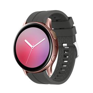 Strap-it Samsung Galaxy Watch Active extreme silicone band (donkergrijs)