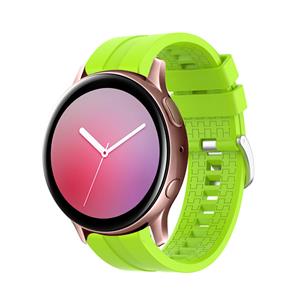 Strap-it Samsung Galaxy Watch Active extreme silicone band (lime)