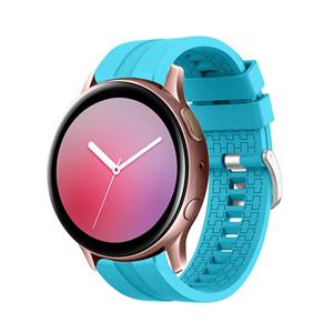 Strap-it Samsung Galaxy Watch Active extreme silicone band (lichtblauw)